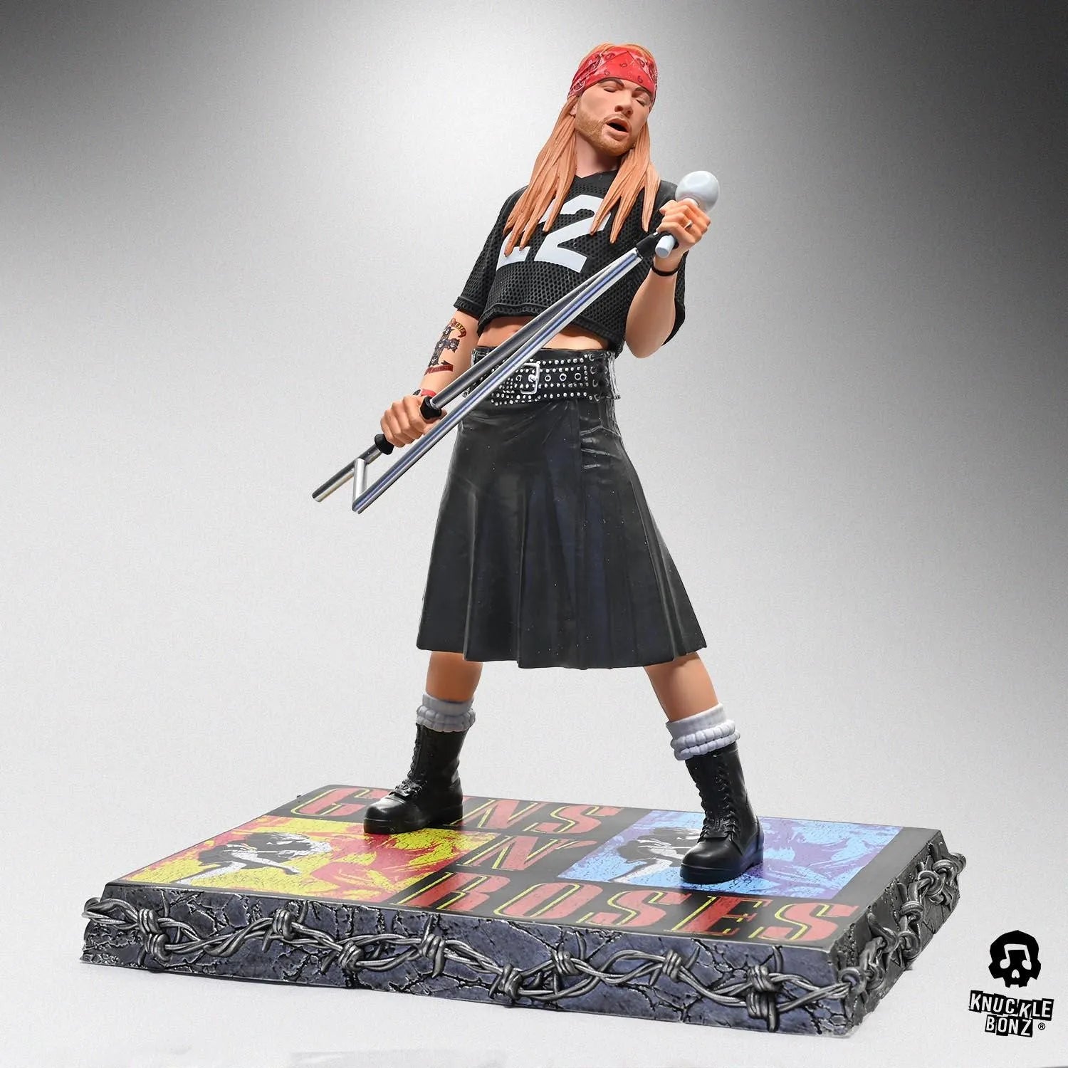 KNUGNR200 Guns N’ Roses II Rock Iconz (Set of 3) - KnuckleBonz - Titan Pop Culture