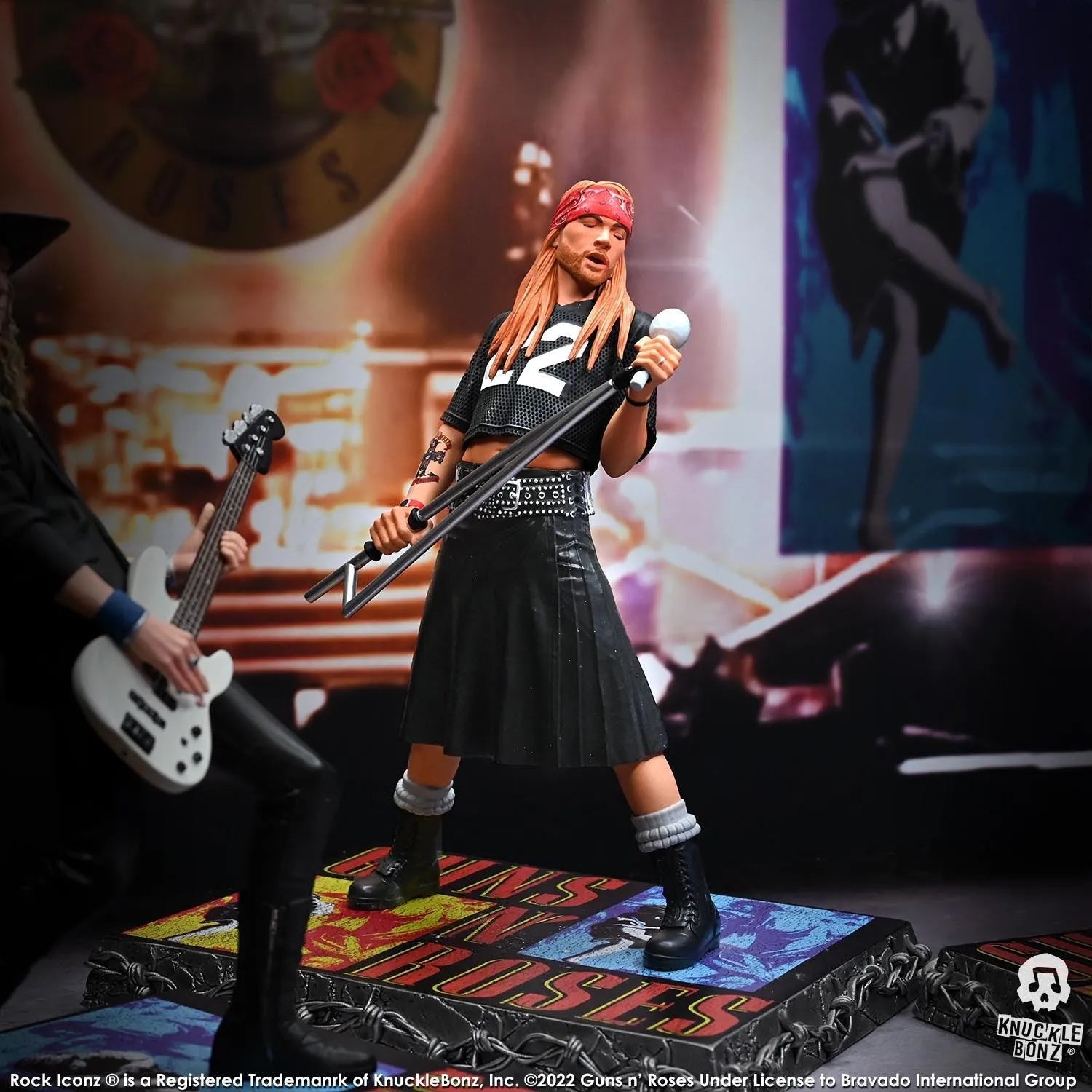KNUGNR200 Guns N’ Roses II Rock Iconz (Set of 3) - KnuckleBonz - Titan Pop Culture