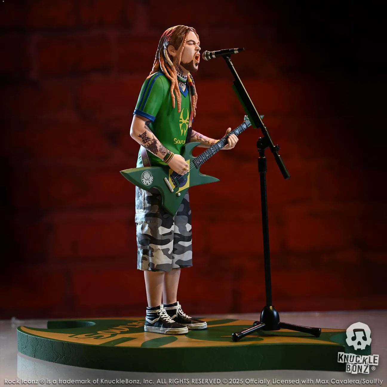 KNUMCAV100 Soulfly - Max Cavalera Rock Iconz Statue - KnuckleBonz - Titan Pop Culture