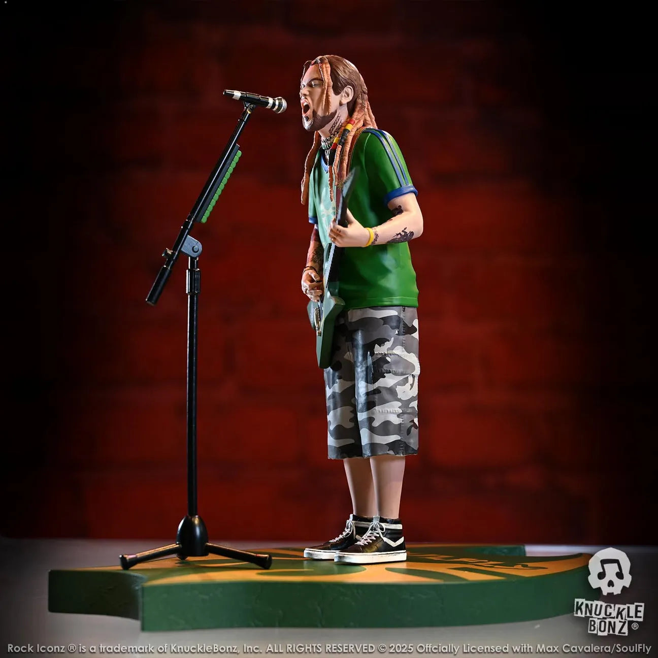 KNUMCAV100 Soulfly - Max Cavalera Rock Iconz Statue - KnuckleBonz - Titan Pop Culture