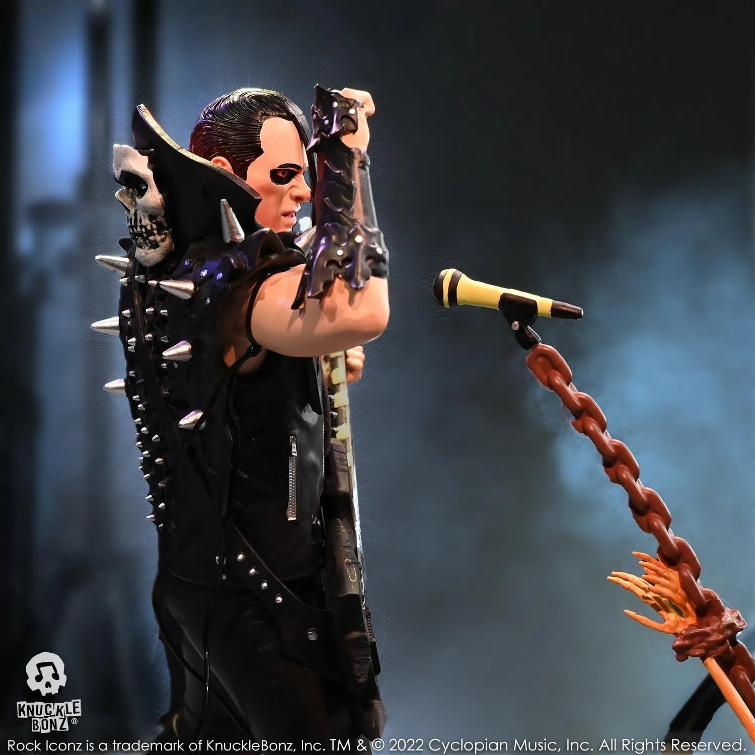 KNUMISFITSJERRY100 Misfits - Jerry Only Rock Iconz Statue - KnuckleBonz - Titan Pop Culture