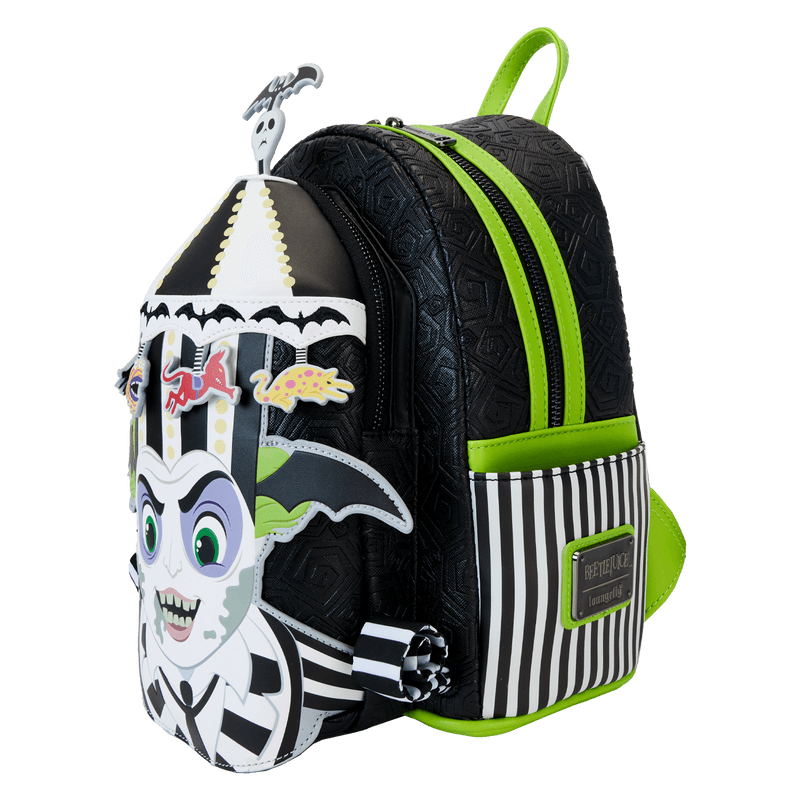LOUBTJBK0027 Beetlejuice - Carousel Light-up Cosplay Mini Backpack - Loungefly - Titan Pop Culture