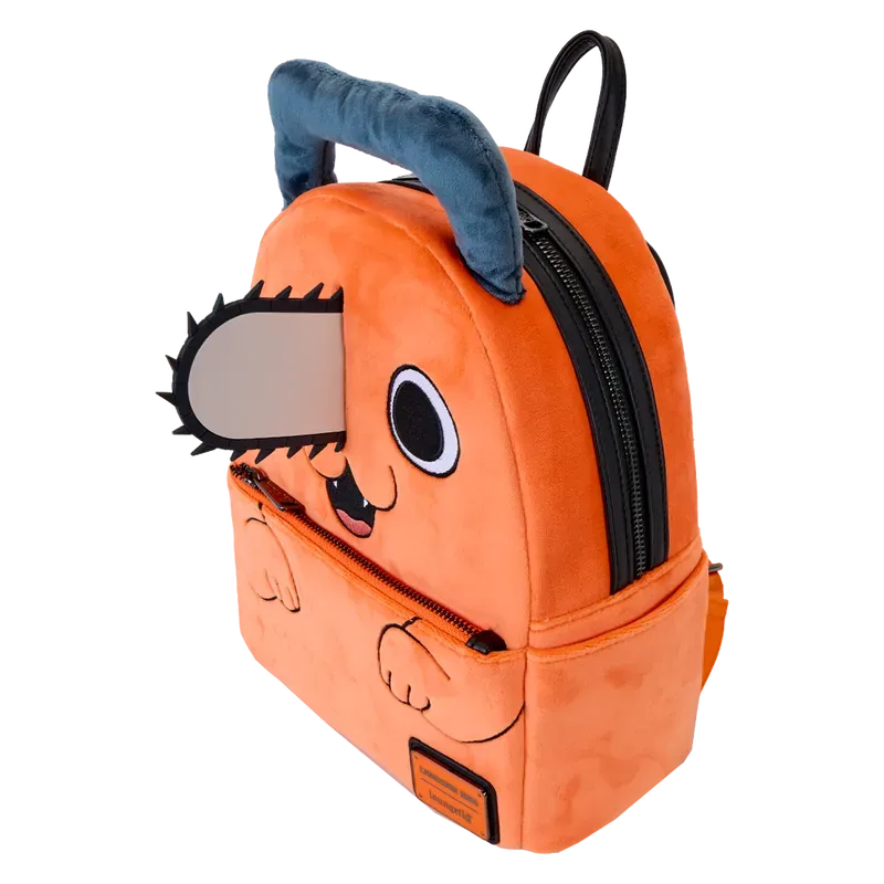 LOUCHMBK0001 Chainsaw Man - Pochita Plush Cosplay Mini Backpack - Loungefly - Titan Pop Culture