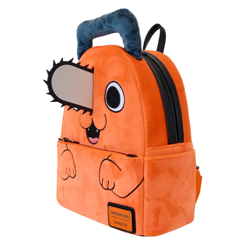 LOUCHMBK0001 Chainsaw Man - Pochita Plush Cosplay Mini Backpack - Loungefly - Titan Pop Culture