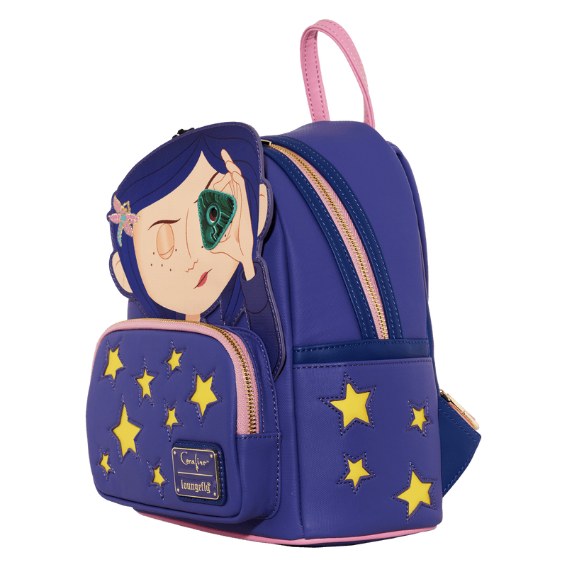 LOUCOBK0023 Coraline - Stars Cosplay Mini Backpack - Loungefly - Titan Pop Culture