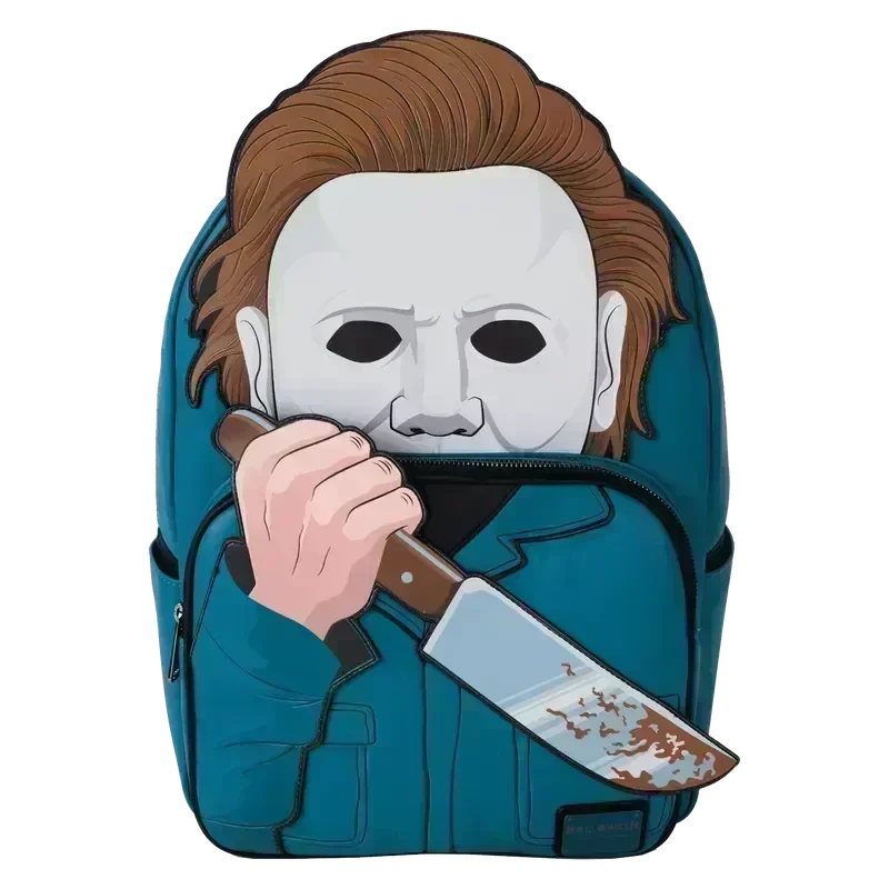 LOUCOMBK0006 Halloween - Michael Meyers Full-Size Cosplay Backpack - Loungefly - Titan Pop Culture