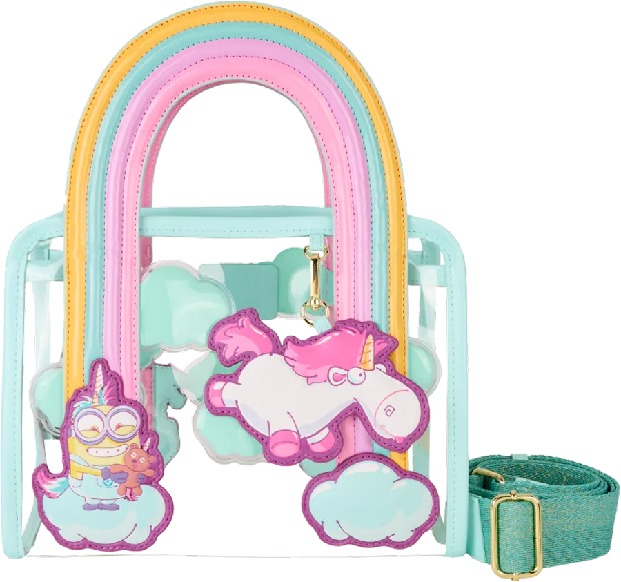 Minions - Bolsa de tela de unicornio esponjoso