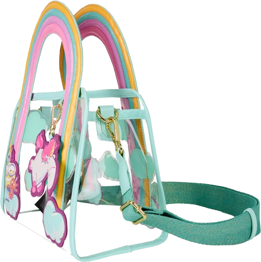 Minions - Bolsa de tela de unicornio esponjoso