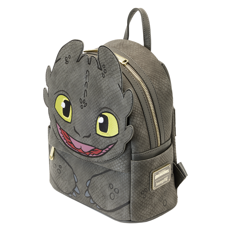 LOUDWBK0006 How to Train Your Dragon - Toothless Cosplay Mini Backpack - Loungefly - Titan Pop Culture