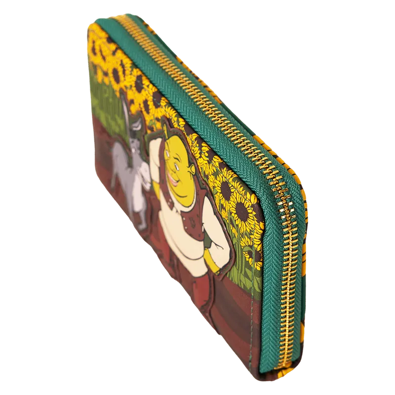 LOUDWWA0009 Shrek - Spring Vibes Zip Around Wallet - Loungefly - Titan Pop Culture