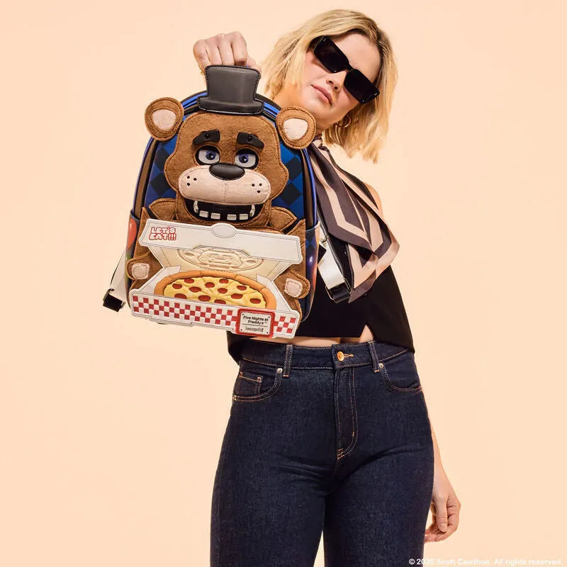 LOUFNAFBK0010 Five Nights at Freddy's - Freddy Mini Backpack - Loungefly - Titan Pop Culture