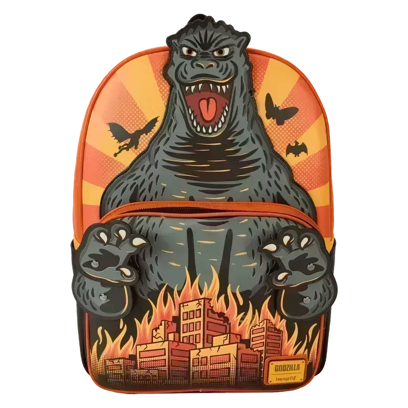 LOUGDZBK0002 Godzilla - Godzilla Full-Size Cosplay Backpack - Loungefly - Titan Pop Culture