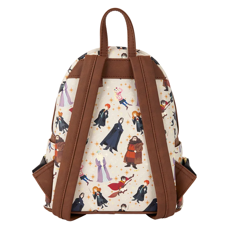 LOUHPBK0276 Harry Potter - Hogwarts All-Over Print Mini Backpack - Loungefly - Titan Pop Culture