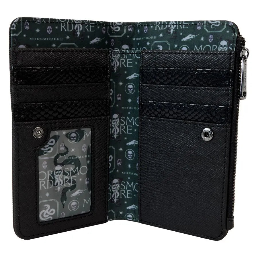 LOUHPWA0179 Harry Potter - Death Eater Mask Flap Wallet - Loungefly - Titan Pop Culture