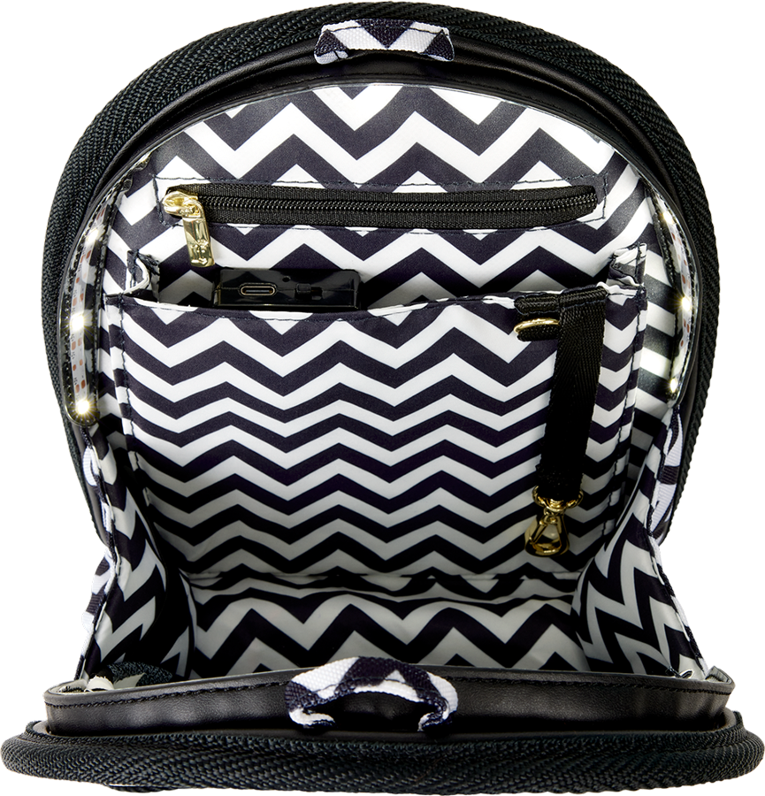 Loungefly - Zig Zag Light-Up Mini Backpack Insert Organiser