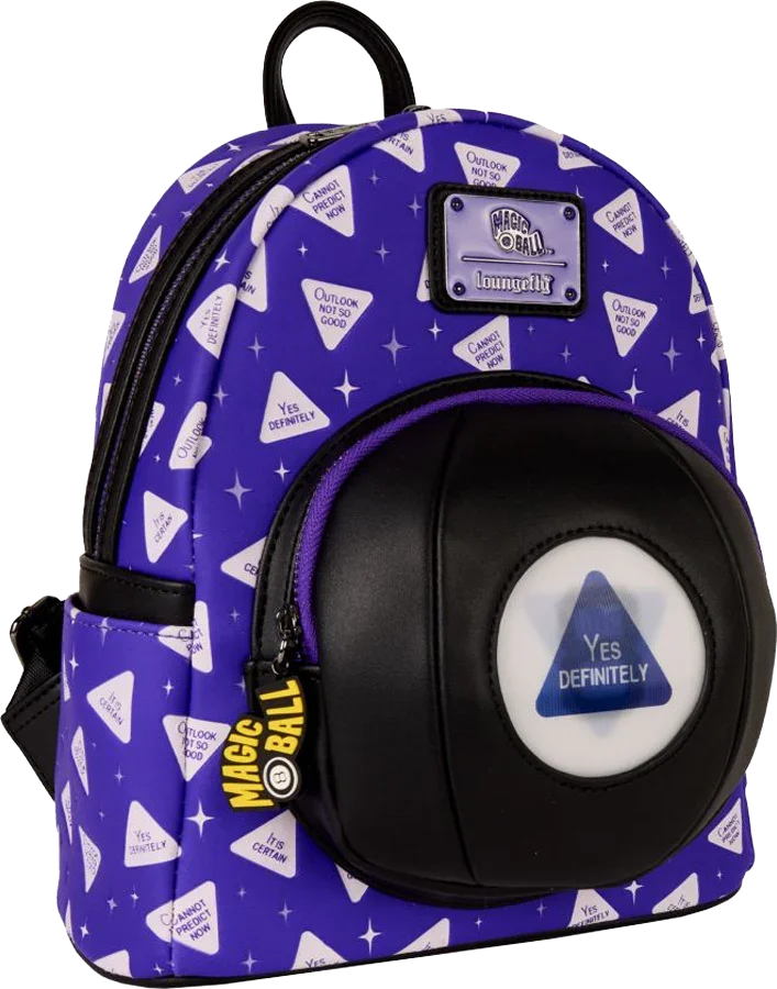 LOUMTBK0018 Mattel - Magic 8-Ball Mini Backpack - Loungefly - Titan Pop Culture
