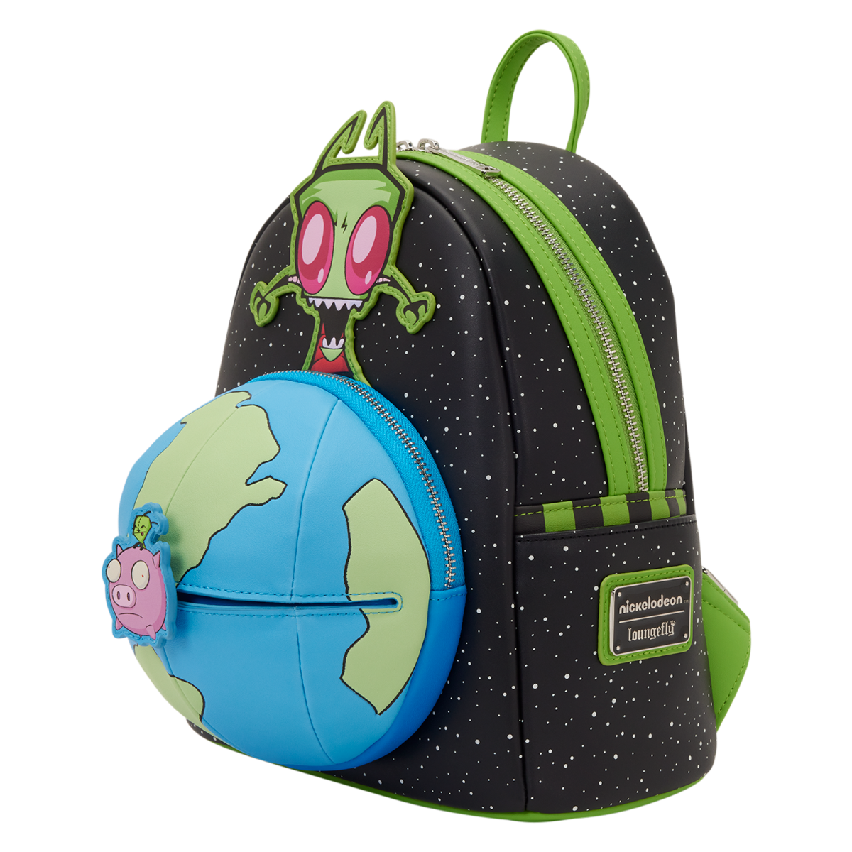 Invader Zim – Mini mochila que brilla en la oscuridad