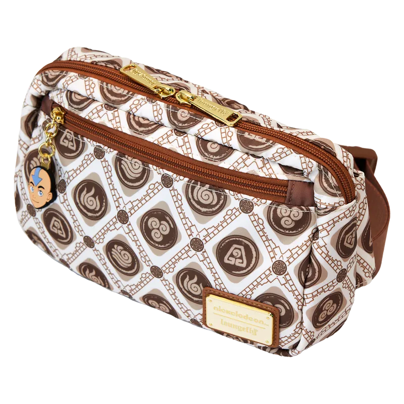 LOUNICTB0033 Avatar: The Last Airbender - Elements Nylon Sling Bag - Loungefly - Titan Pop Culture