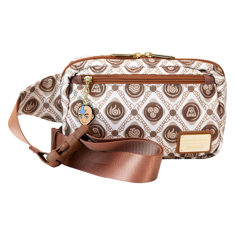 LOUNICTB0033 Avatar: The Last Airbender - Elements Nylon Sling Bag - Loungefly - Titan Pop Culture