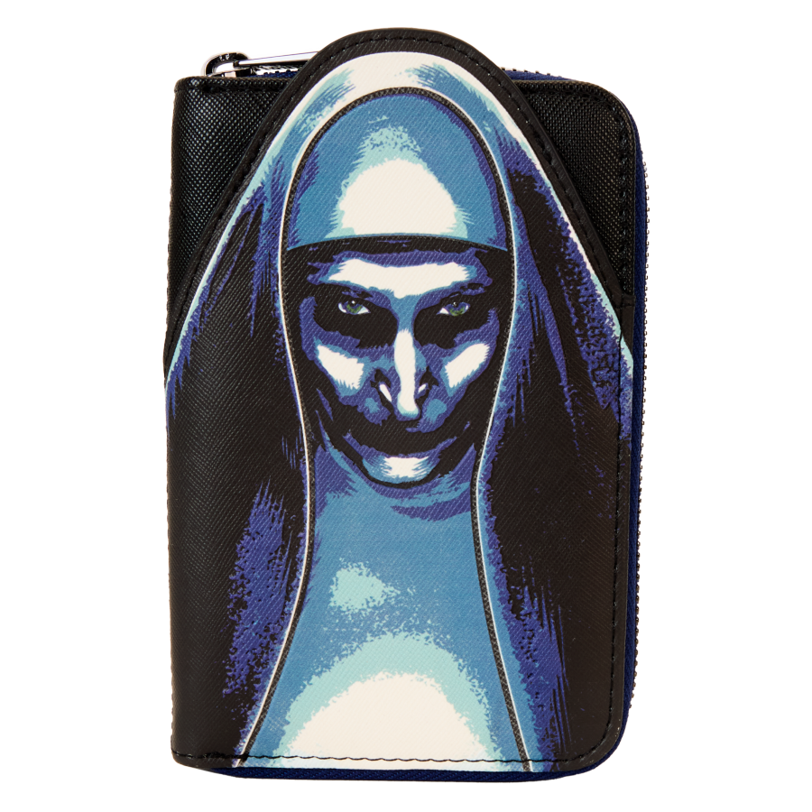 LOUNUNWA0001 The Nun - The Nun Cosplay Glow Zip Around Wallet - Loungefly - Titan Pop Culture