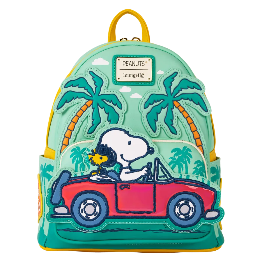 LOUPNBK0047 Peanuts - Snoopy Road Trip Mini Backpack - Loungefly - Titan Pop Culture