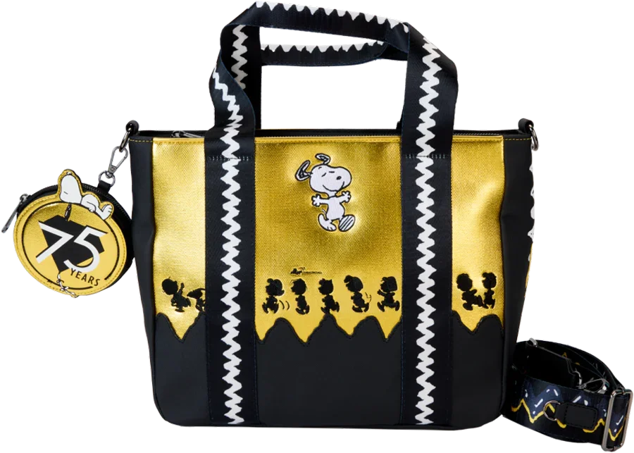 Bolsa de mano del 75.º aniversario de Peanuts