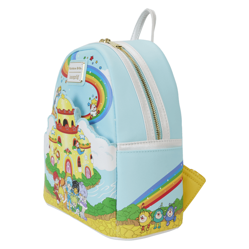 LOURBRBK0002 Rainbow Brite - Castle Group Mini Backpack - Loungefly - Titan Pop Culture