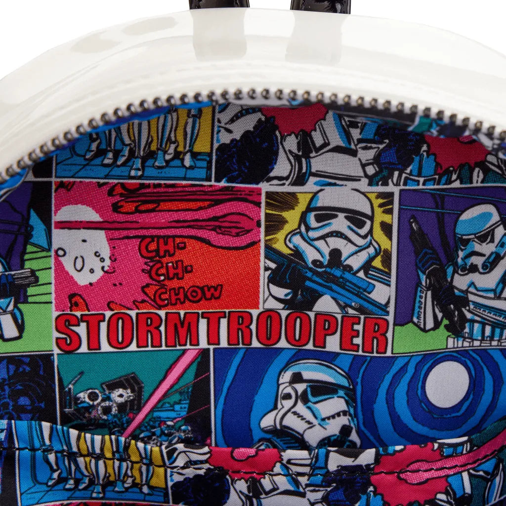 LOUSTBK0285 Star Wars - Stormtrooper Lenticular Mini Backpack - Loungefly - Titan Pop Culture