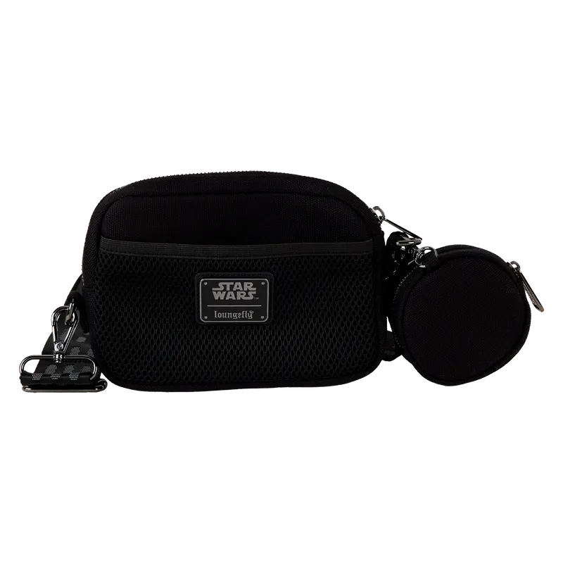 LOUSTTB0261 Star Wars - Darth Vader Canvas Sling Crossbody Bag with Coin Bag - Loungefly - Titan Pop Culture