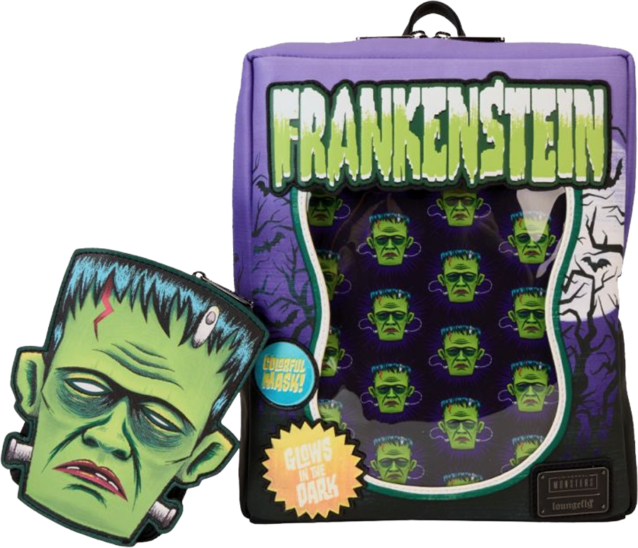 Universal Monsters - Frankenstein Neon Mask Mini Backpack