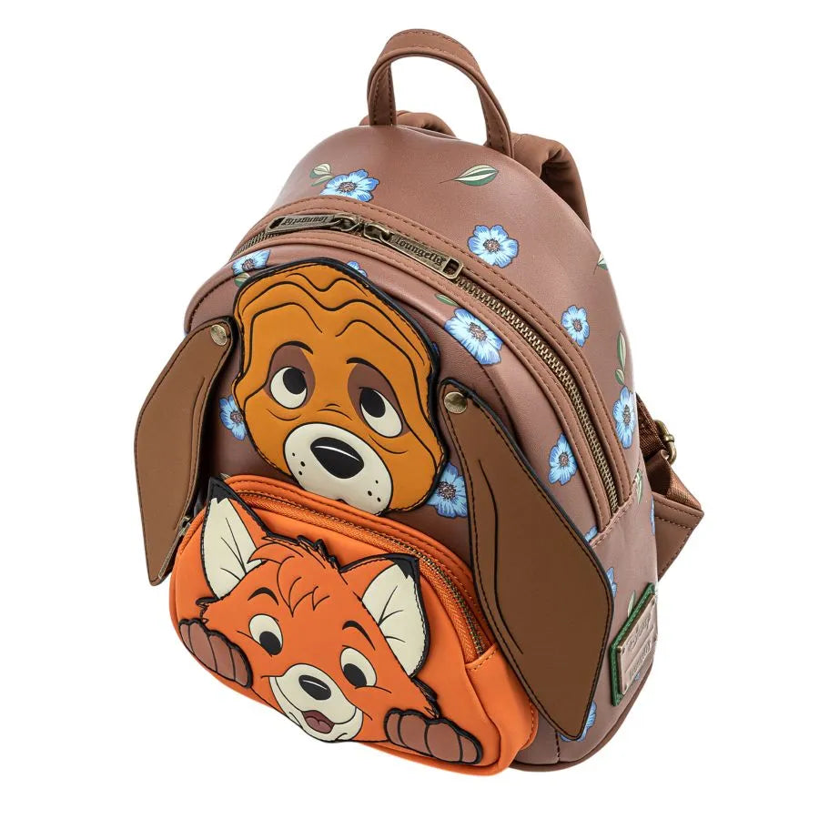 LOUWDBK1493 The Fox and the Hound - Todd & Copper Mini Backpack - Loungefly - Titan Pop Culture