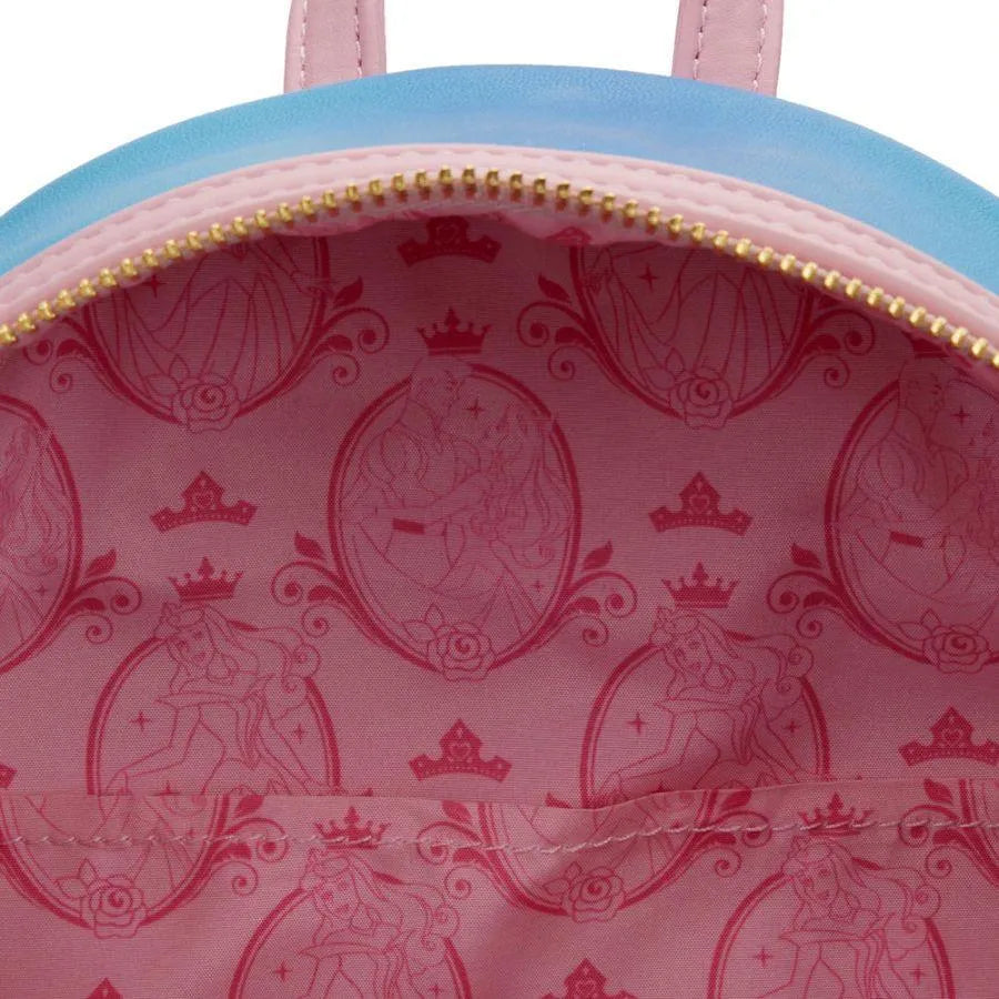 LOUWDBK2379 Sleeping Beauty - Princess Scene Mini Backpack - Loungefly - Titan Pop Culture
