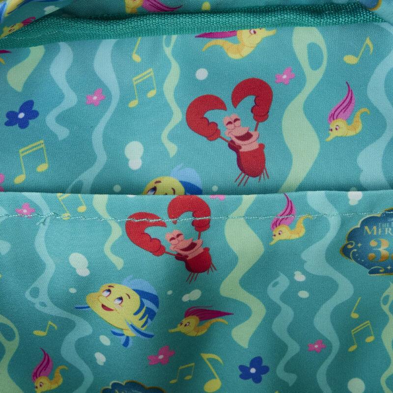 LOUWDBK3589 The Little Mermaid (1989) 35th Anniversary - Life Is The Bubbles Nylon Backpack - Loungefly - Titan Pop Culture