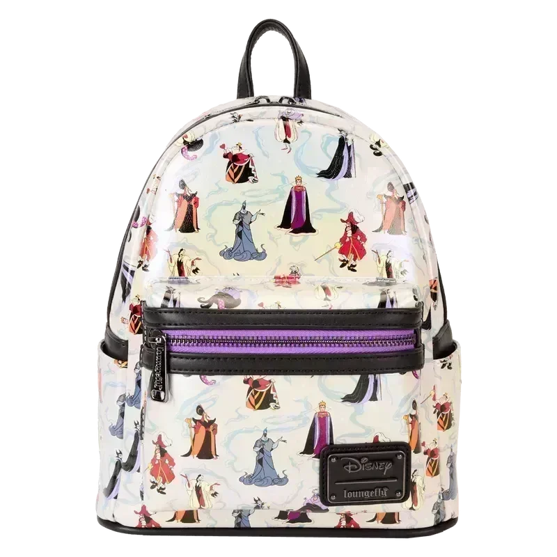 LOUWDBK3824 Disney Villains - Iridescent Mini Backpack - Loungefly - Titan Pop Culture