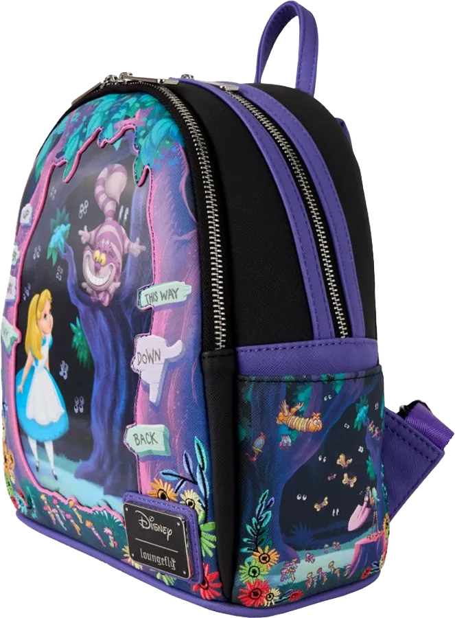 Alice in Wonderland - Alice & Cheshire Cat Mini Backpack