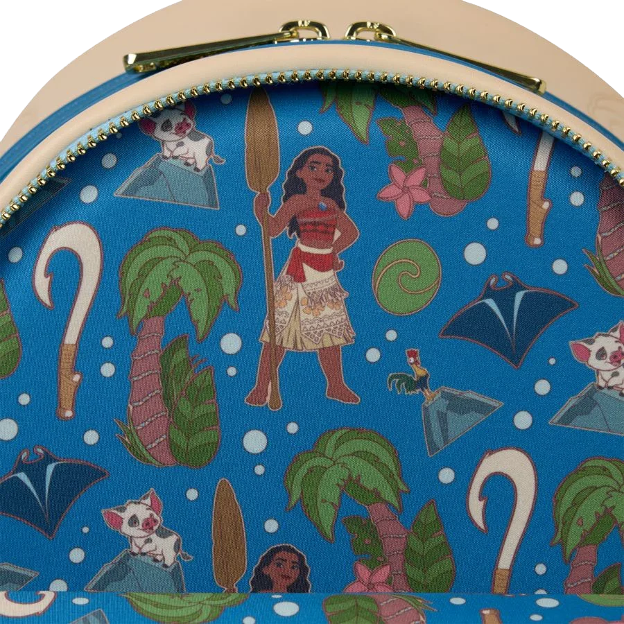 LOUWDBK4068 Moana - Moana with Palm Trees Mini Backpack - Loungefly - Titan Pop Culture