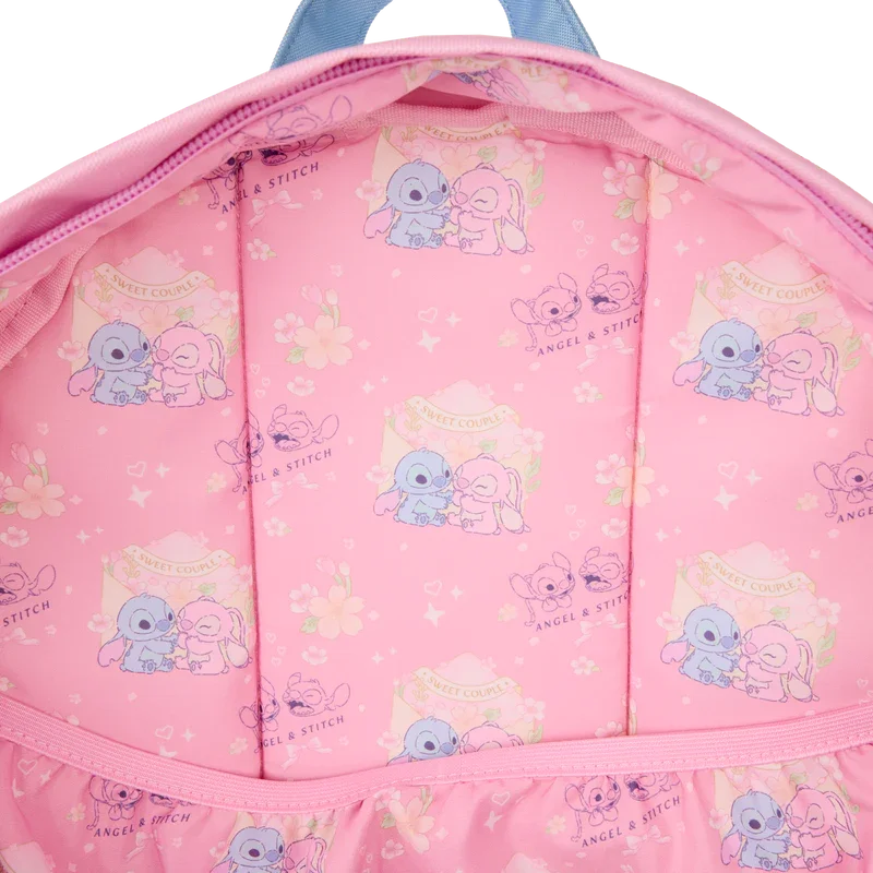 Lilo y Stitch - Mochila de nailon de tamaño completo