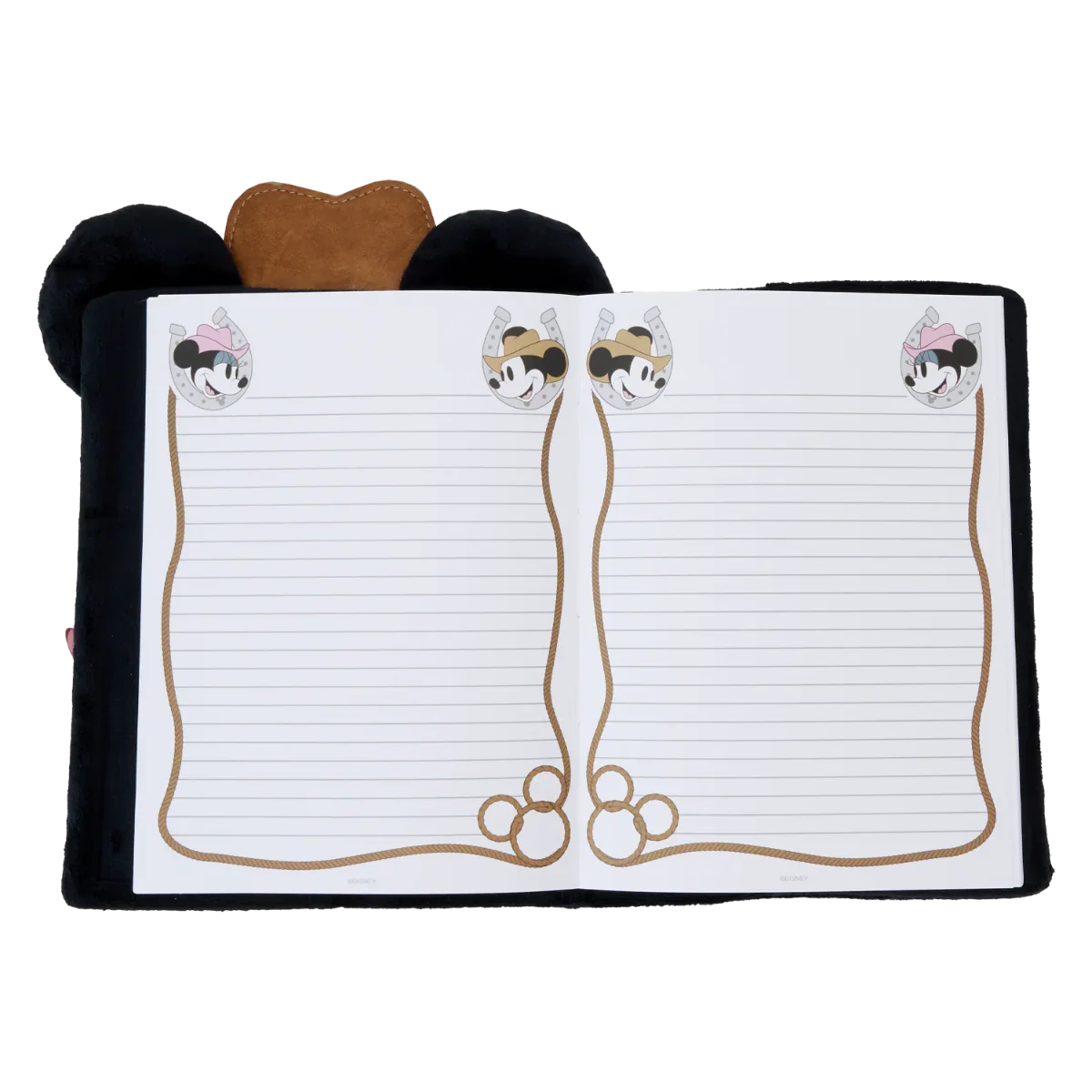 Disney - Diario de peluche de Mickey del Oeste
