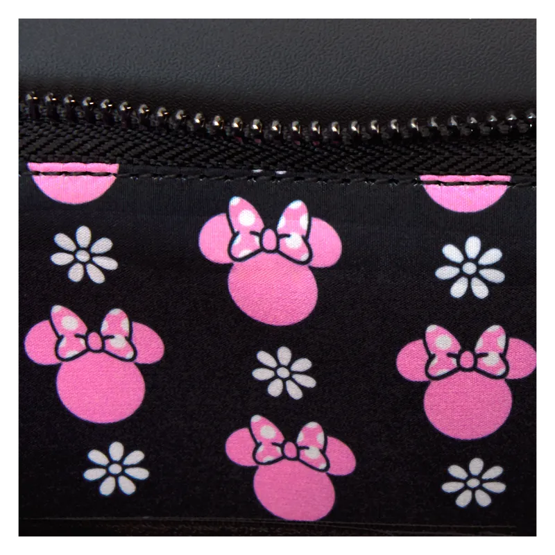 LOUWDTB3142 Disney - Minnie Floral Rock the Dots Clutch Crossbody Bag - Loungefly - Titan Pop Culture