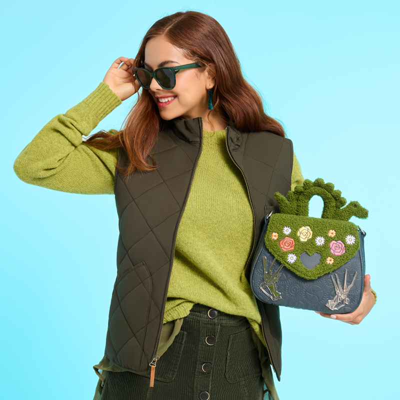 剪刀手爱德华 – 羊羔绒斜挎包