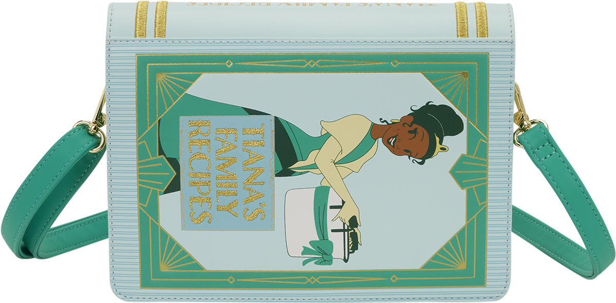 Disney – Bolso bandolera con forma de libro de recetas Princesa Tiana