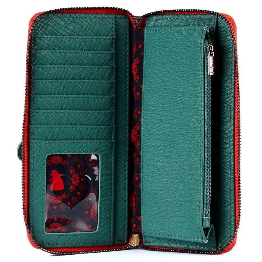 LOUWDWA1914 Alice in Wonderland - Queen of Hearts Zip Purse - Loungefly - Titan Pop Culture
