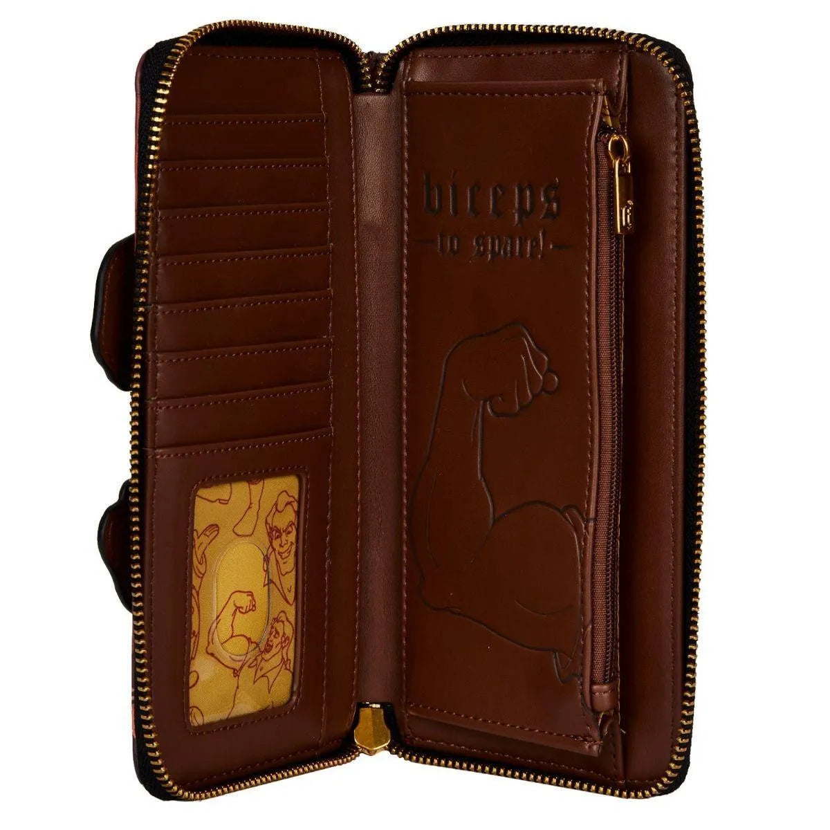LOUWDWA1951 Beauty and the Beast - Gaston Zip Purse - Loungefly - Titan Pop Culture