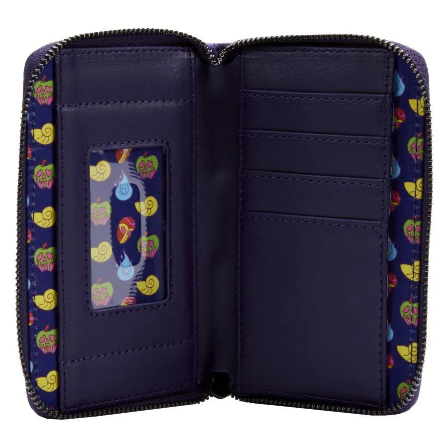 LOUWDWA2221 Disney Villains - In the Dark Zip Purse - Loungefly - Titan Pop Culture