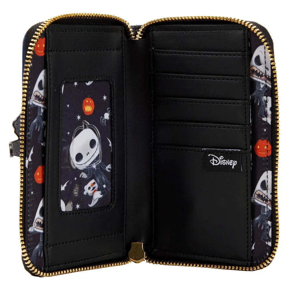 LOUWDWA2222 The Nightmare Before Christmas - Jack Skellington House Pop! Glow Zip Purse - Loungefly - Titan Pop Culture