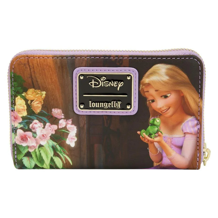 LOUWDWA2439 Tangled - Princess Scenes Zip Around Purse - Loungefly - Titan Pop Culture