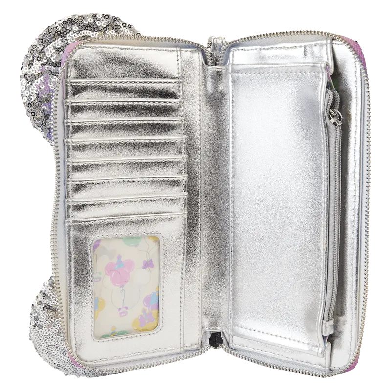 LOUWDWA2609 Disney - Mickey and Friends Birthday Celebration Zip Around Wallet - Loungefly - Titan Pop Culture