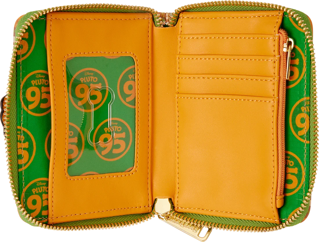 Disney - Cartera con cremallera del 95.º aniversario de Pluto