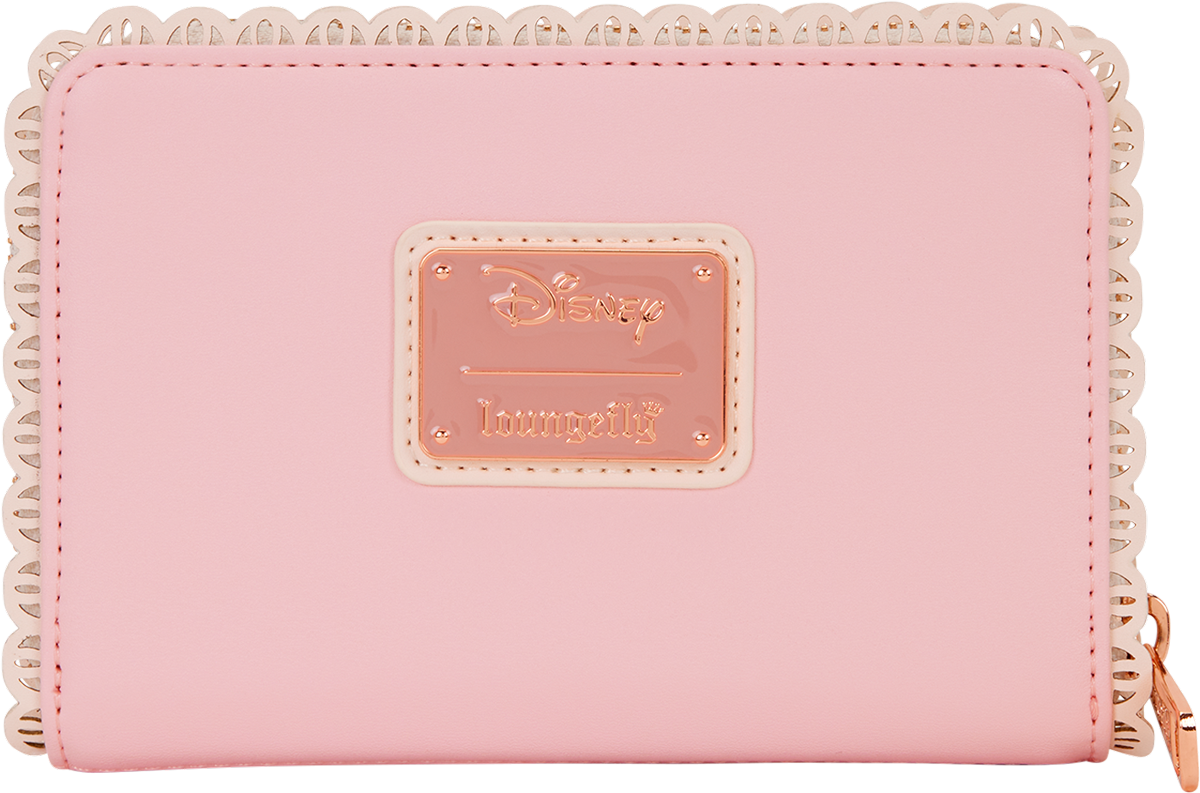 Cartera con cremallera y encaje floral de princesas Disney