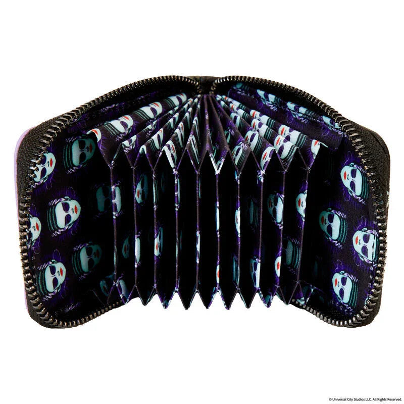 Universal Monsters - Bride of Frankenstein Neon Mask Zip Wallet